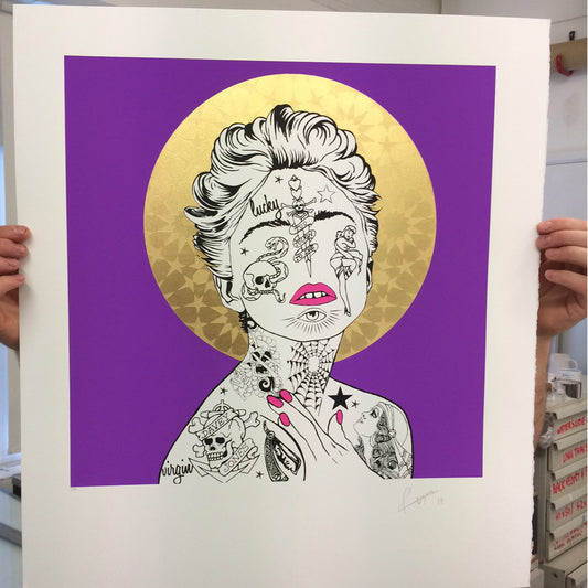 IconInk ‘Madge” Madonna Print