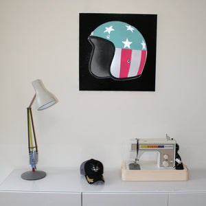 USA Helmet Black Canvas