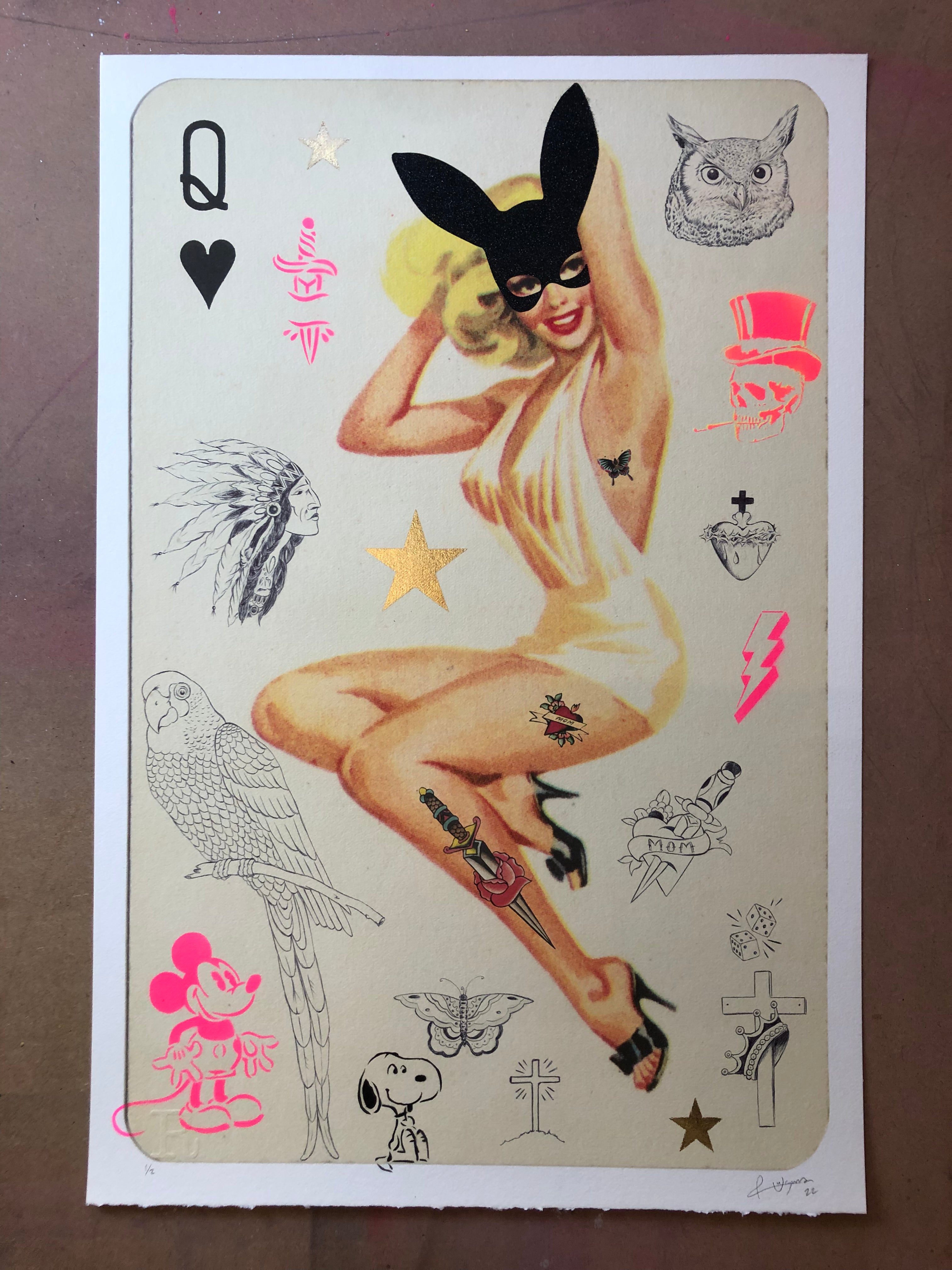 Large Pin Up 2 Chief - original hand finished