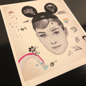 Audrey Mickey Collage