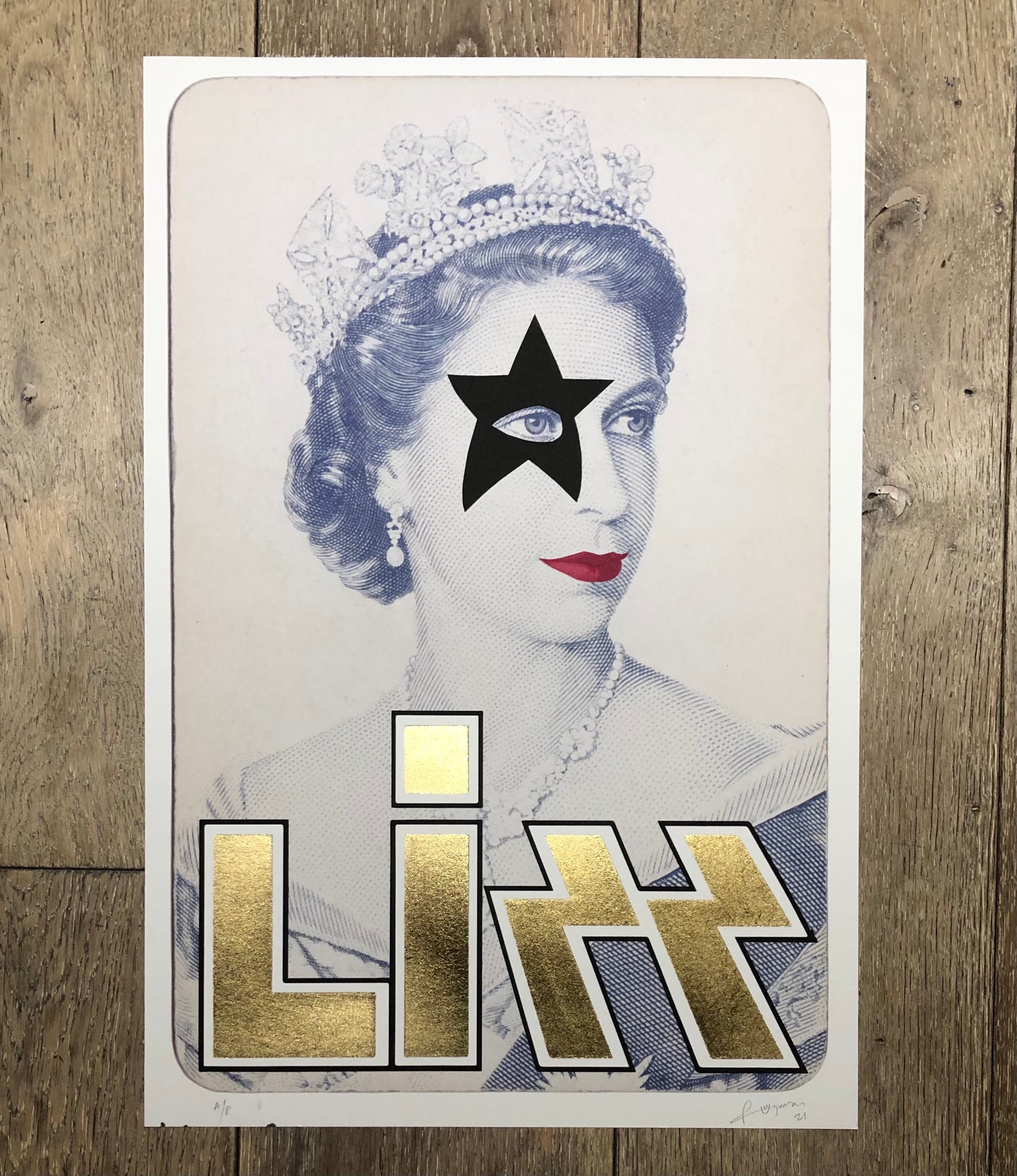 LIZZ Paul - Impresión de edición limitada de Rock Royalty